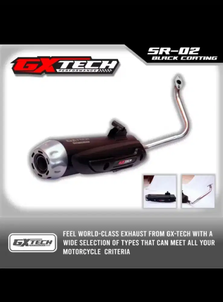 Knalpot GX-Tech SR-02 Sarful Buat Beat 2020++