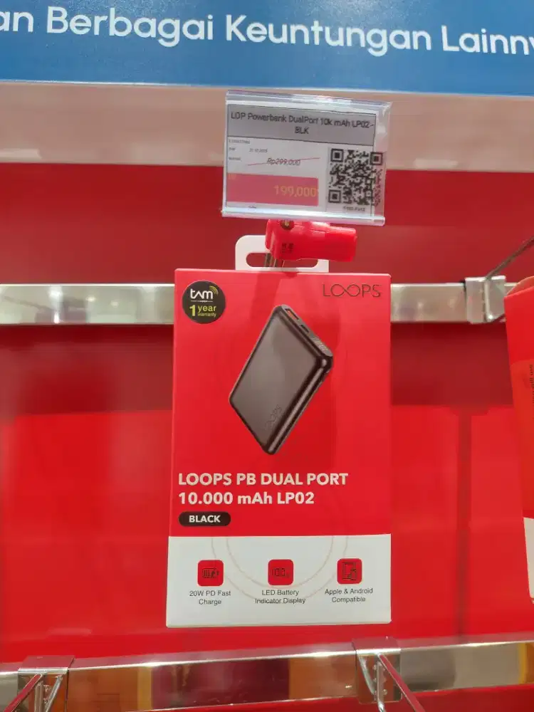 Loops PowerBank 10.000 mAh