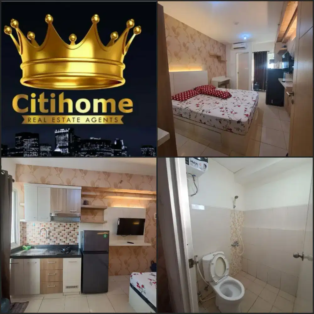 Menyewakan apartemen educity 1BR bulanan by citihome
