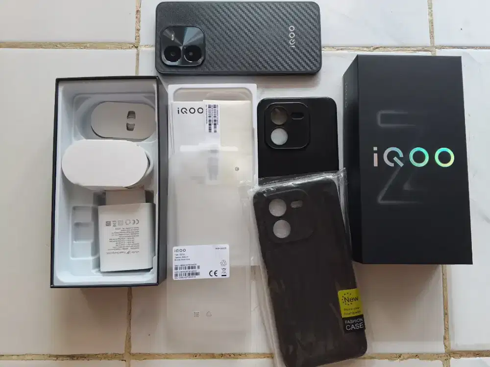 Iqoo Z9x black 5g fulsett 8/256gb normal mulus baca lapak