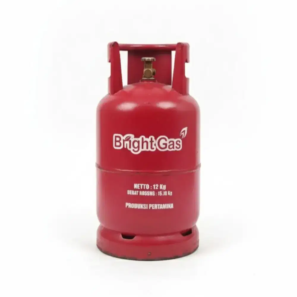 Tabung Bright Gas 12 KG Pink – isi ulang
