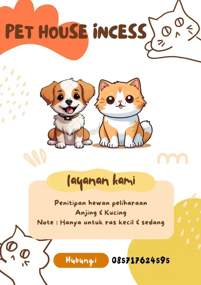 Penitipan Anjing dan Kucing