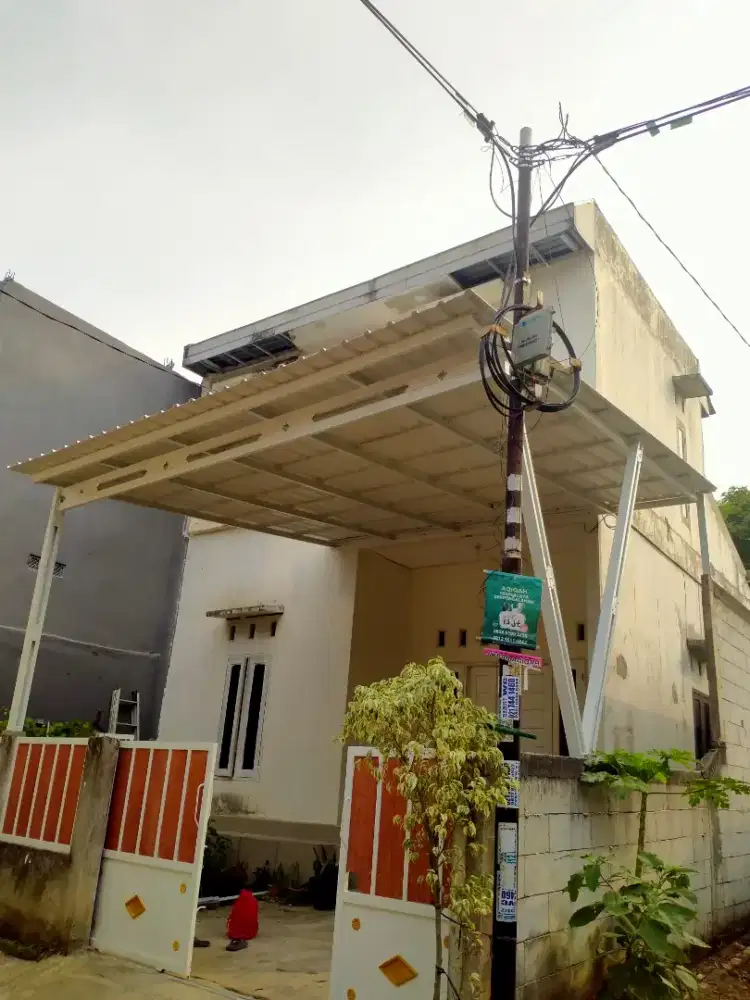 Kanopi Baja Ringan Taman Rumah