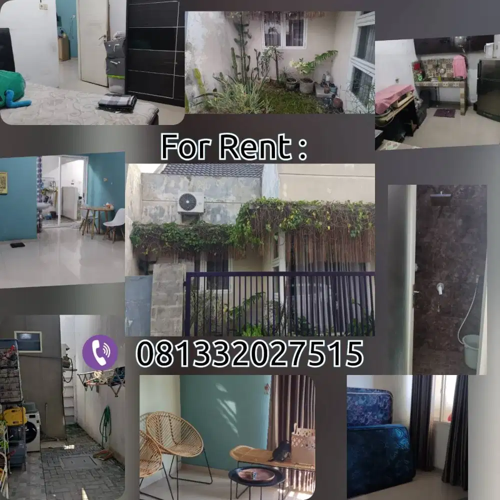 Disewakan rumah siap huni, perumahan green mansion residence sidoarjo