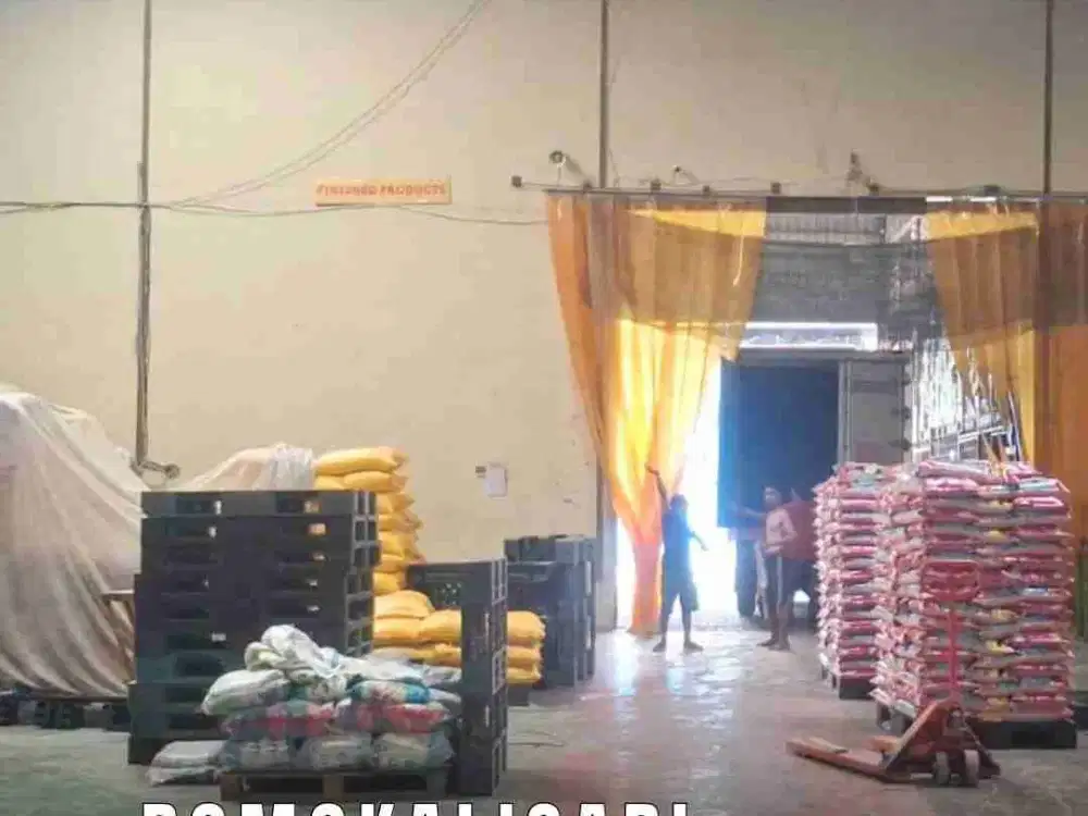 Hot Listing Eks. Penggilingan Beras Dijual Gudang Bumi Maspion Romokalisari Bangunan Rangka Baja Strategis Murah
