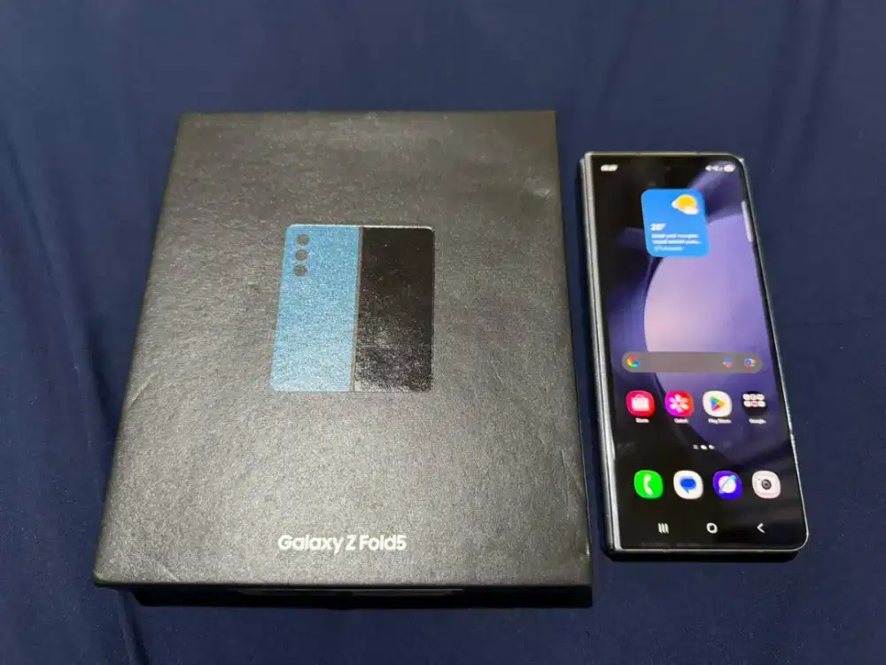 Samsung z fold 5 blue 12/1tb dualsim 5G+ fullset resmi SEIN RR