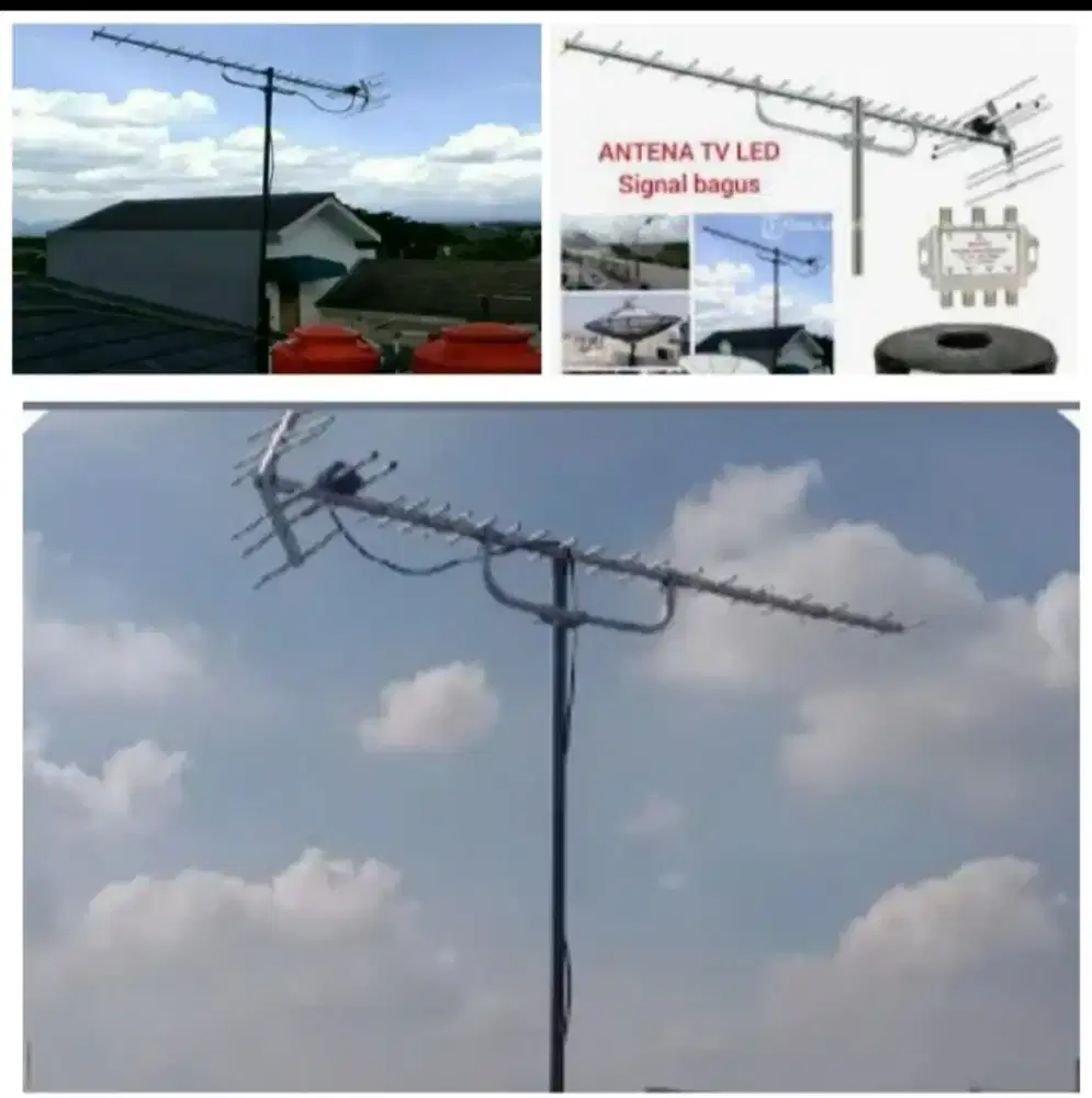 Ahli jasa pasang antena TV digital service parabola dan camera CCTV