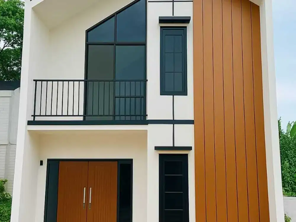 Rumah 2 lantai termurah sejagad style scandinavian