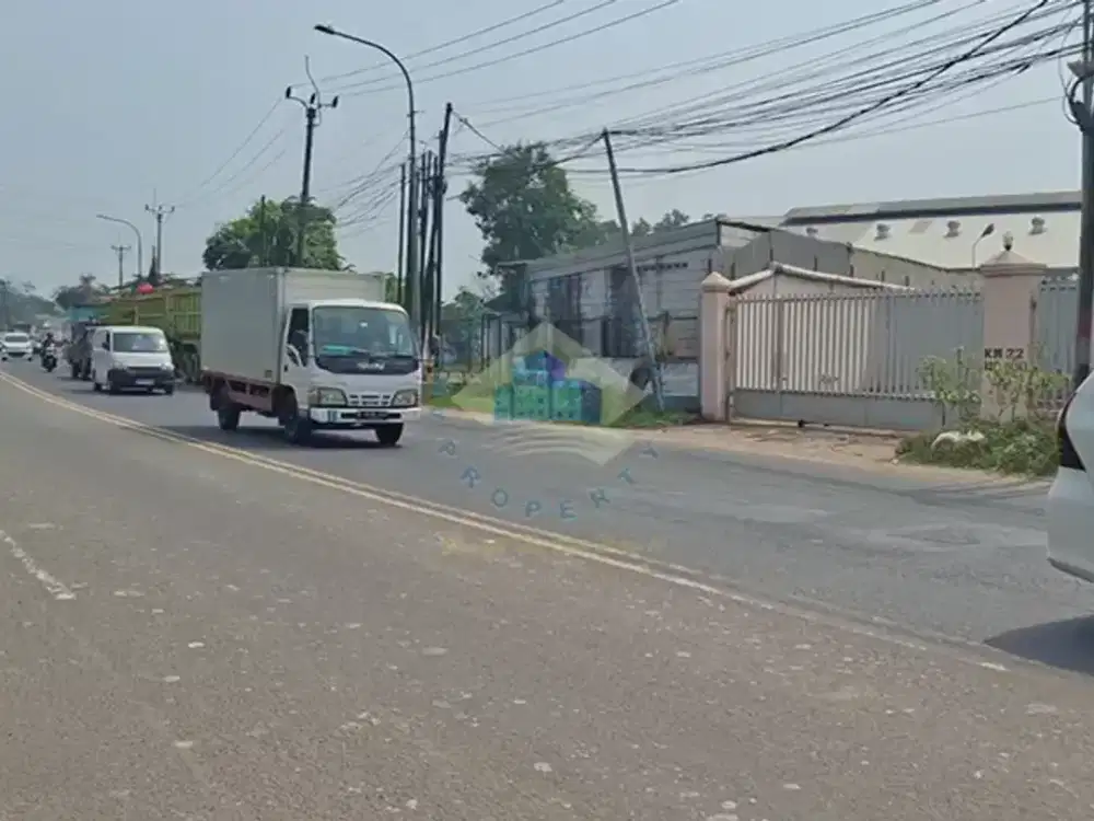 Dijual Gudang di Jl Raya Serang - Jakarta, Cikupa - Kabupaten Tangeran