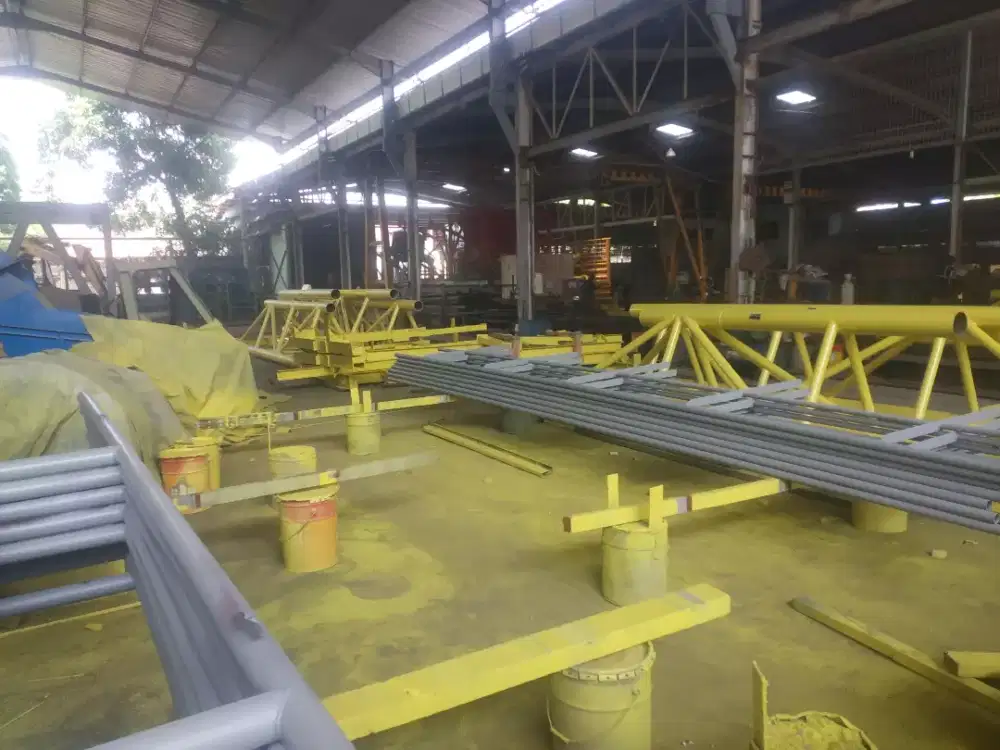 Jasa sandblast besi baja