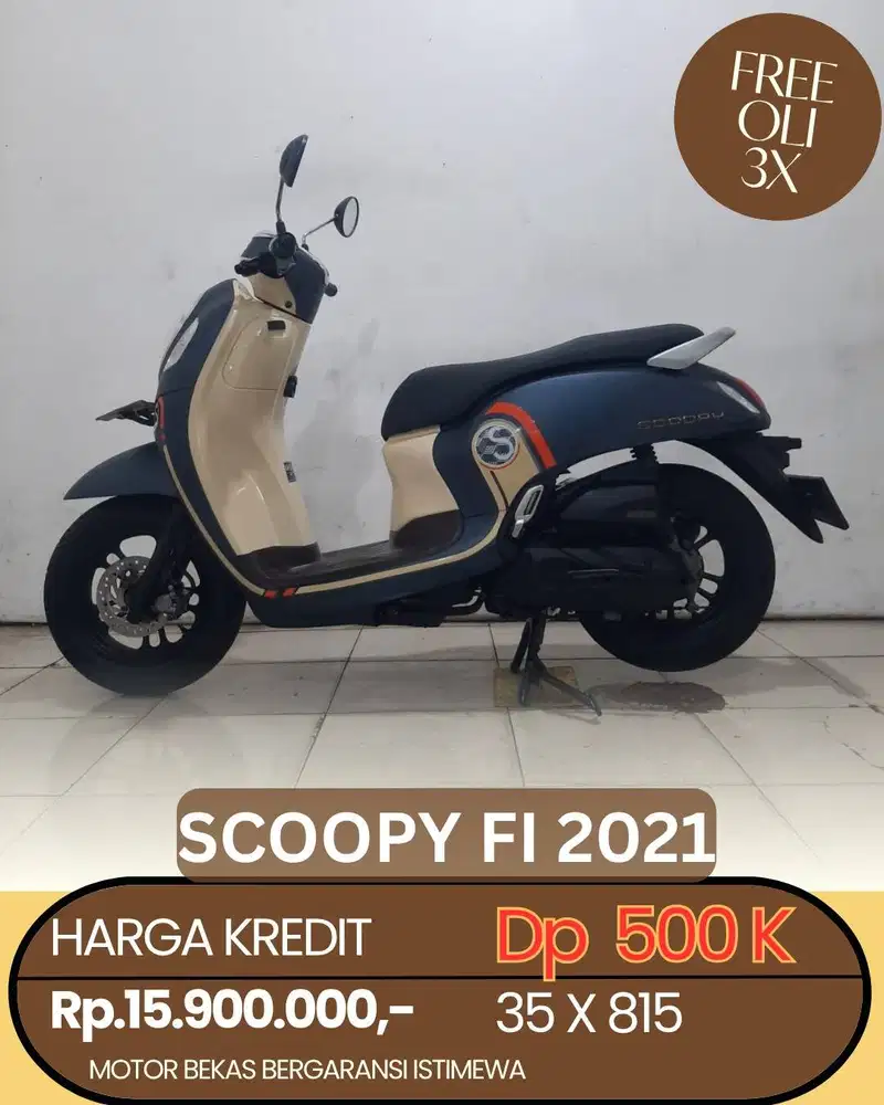 honda scoopy fi 2021 dp murah 500 ribu aja