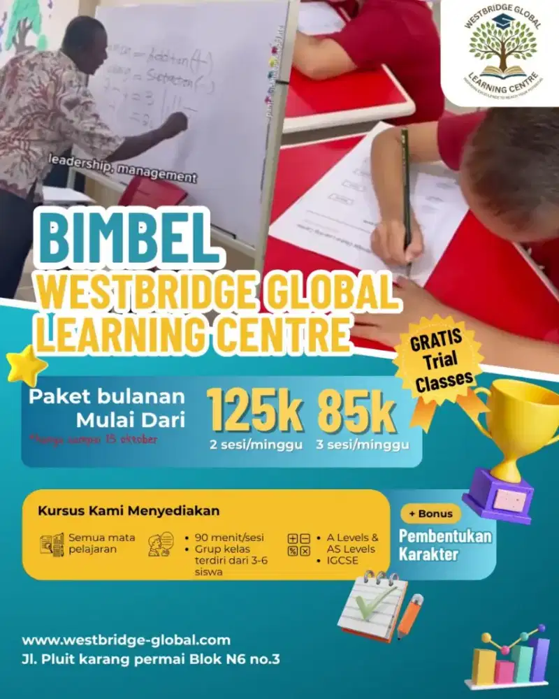 BIMBINGAN BELAJAR LES BIMBEL FREE TRIAL