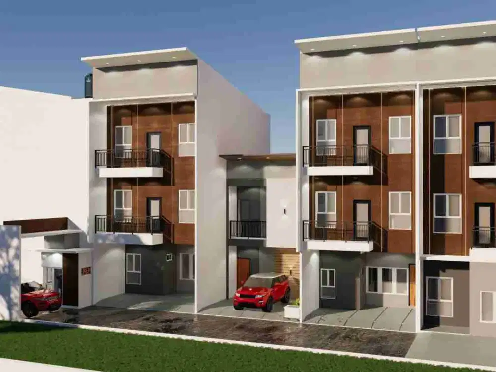 Jual Rukos Serpong bebas banjir 6 kamar tidur/mandi full furnished strategis kawas industri BSD dan kampus UNPAM Tangerang