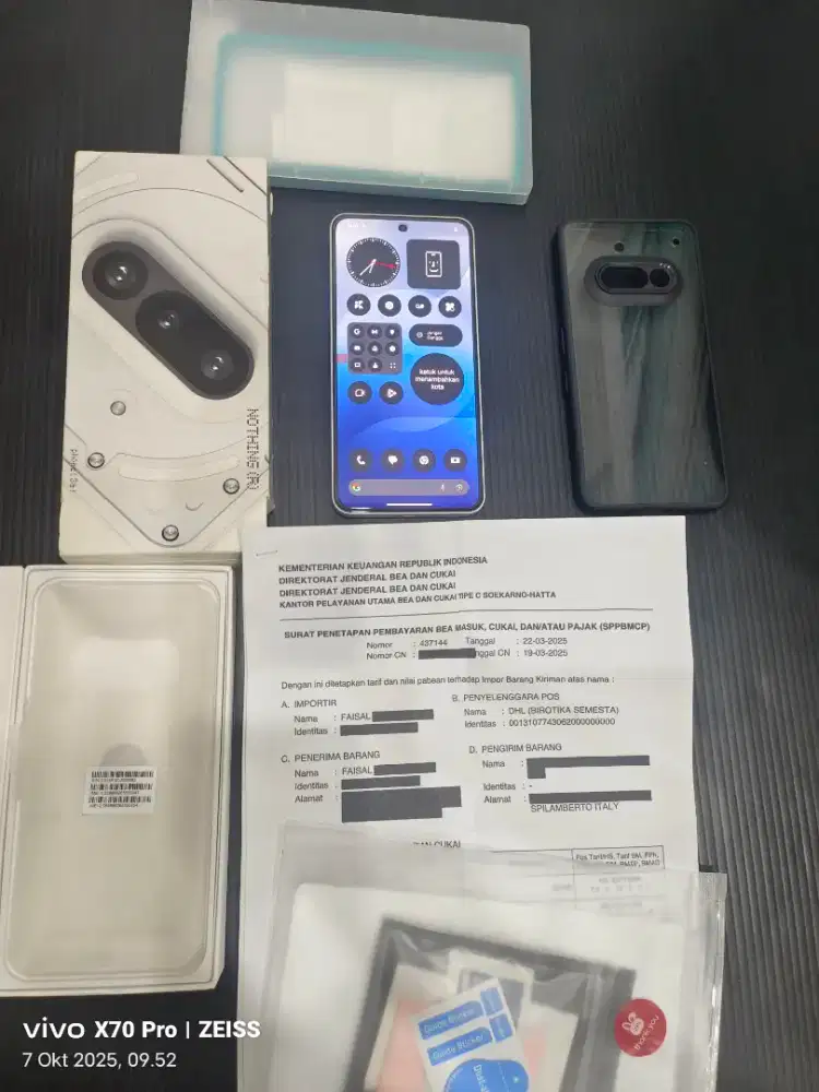 Nothing Phone 3A 12/256gb baru beli gak jadi pakai beacukai dan pajak