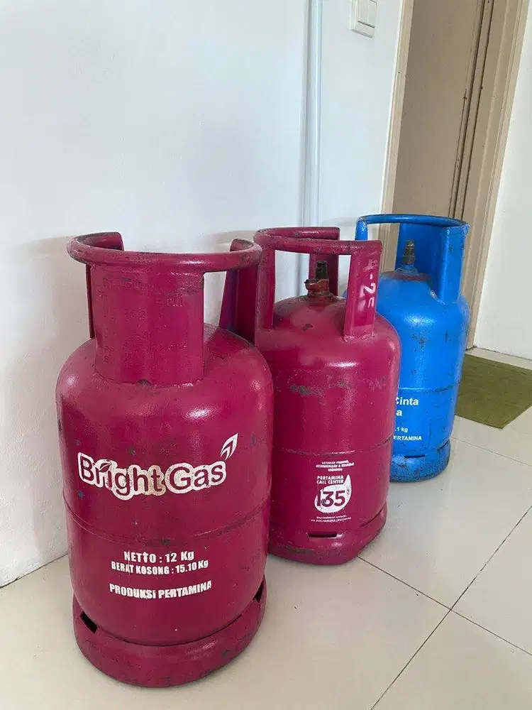 Dijual tabung gas 12kg warna pink
