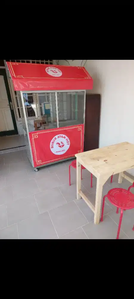 Etalase Gerobak Aluminium