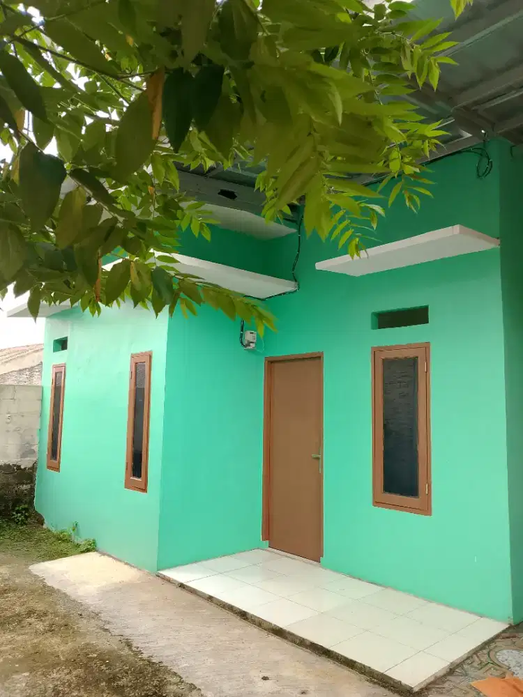 Rumah cluster satu lantai bangunan baru siap huni