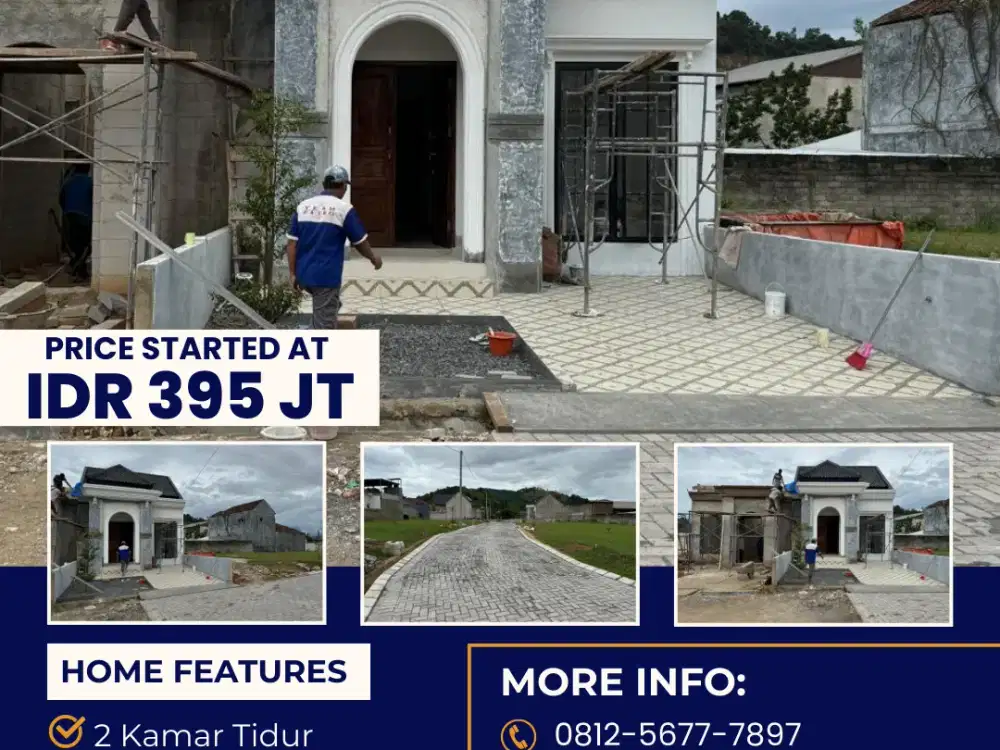 RUMAH CLUSTER MURAH LOKASI NYAMAN DAN AMAN