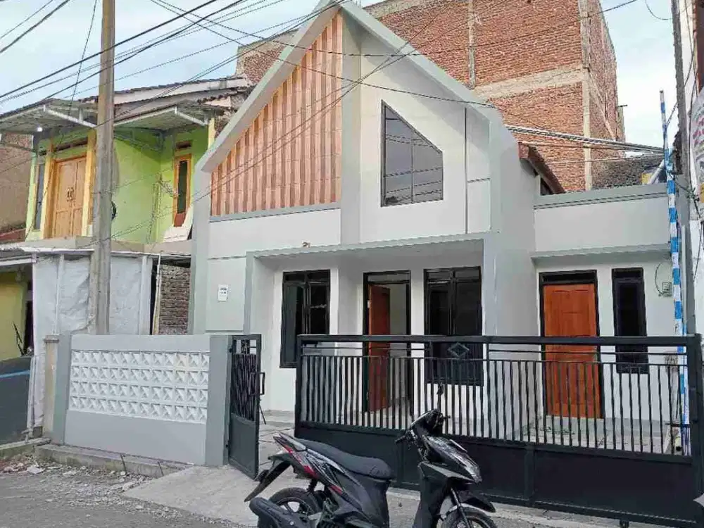 Rumah baru readystock design Scandinavian di komplek permata biru cileunyi