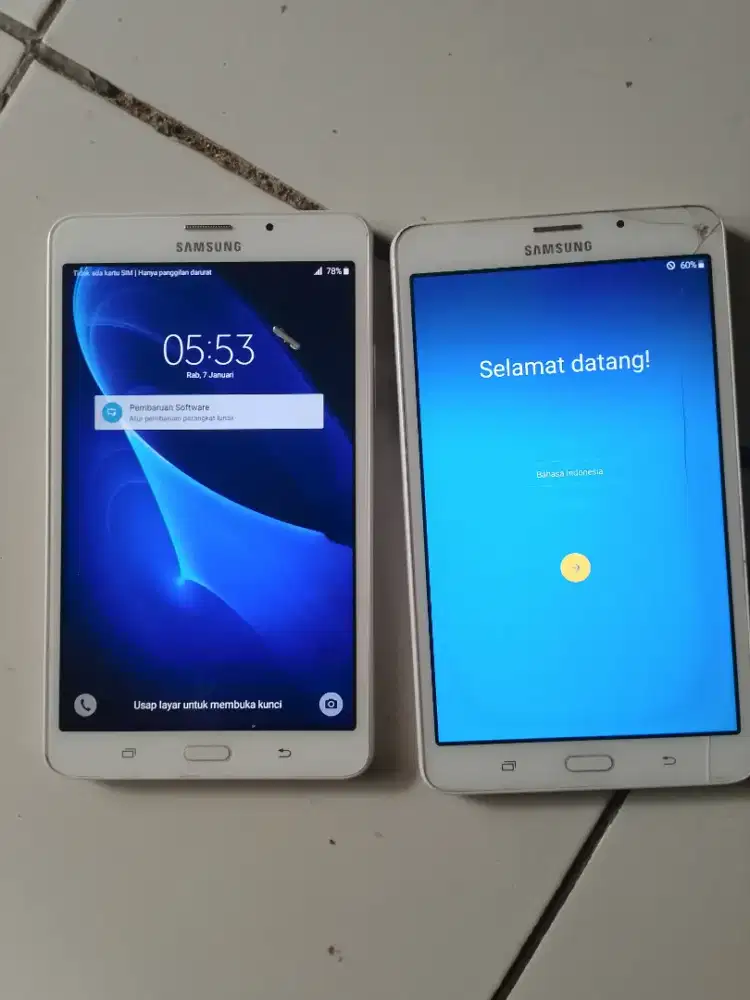 2 biji Tab a6 udah 4g tc error semua