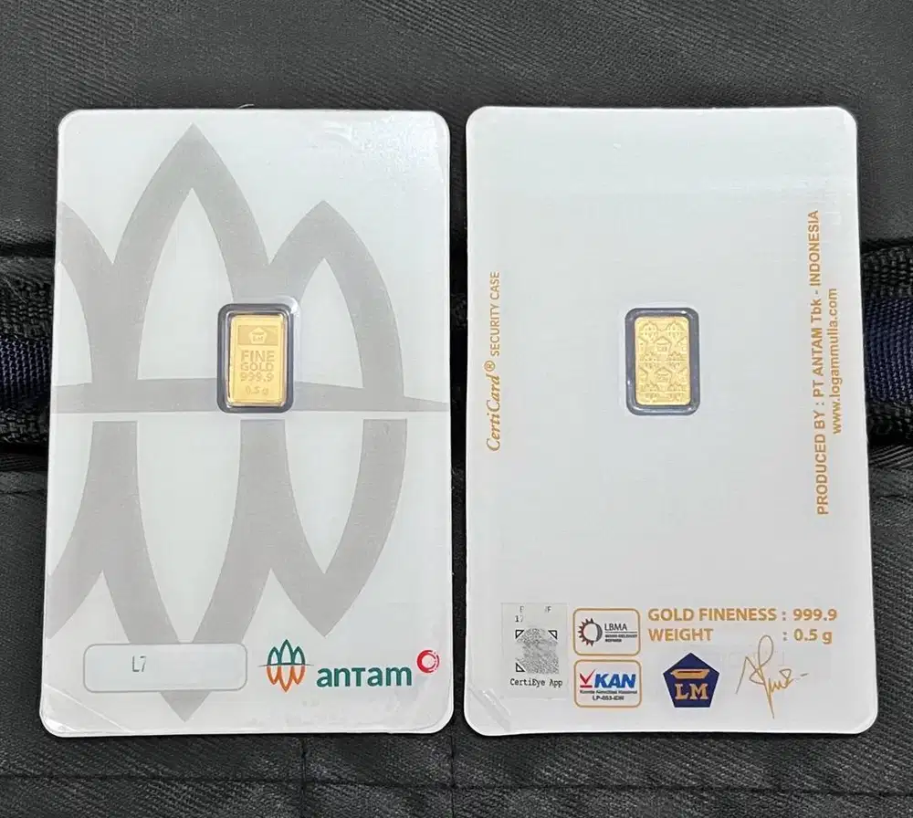 Emas Logam Mulia Antam 0,5 gram