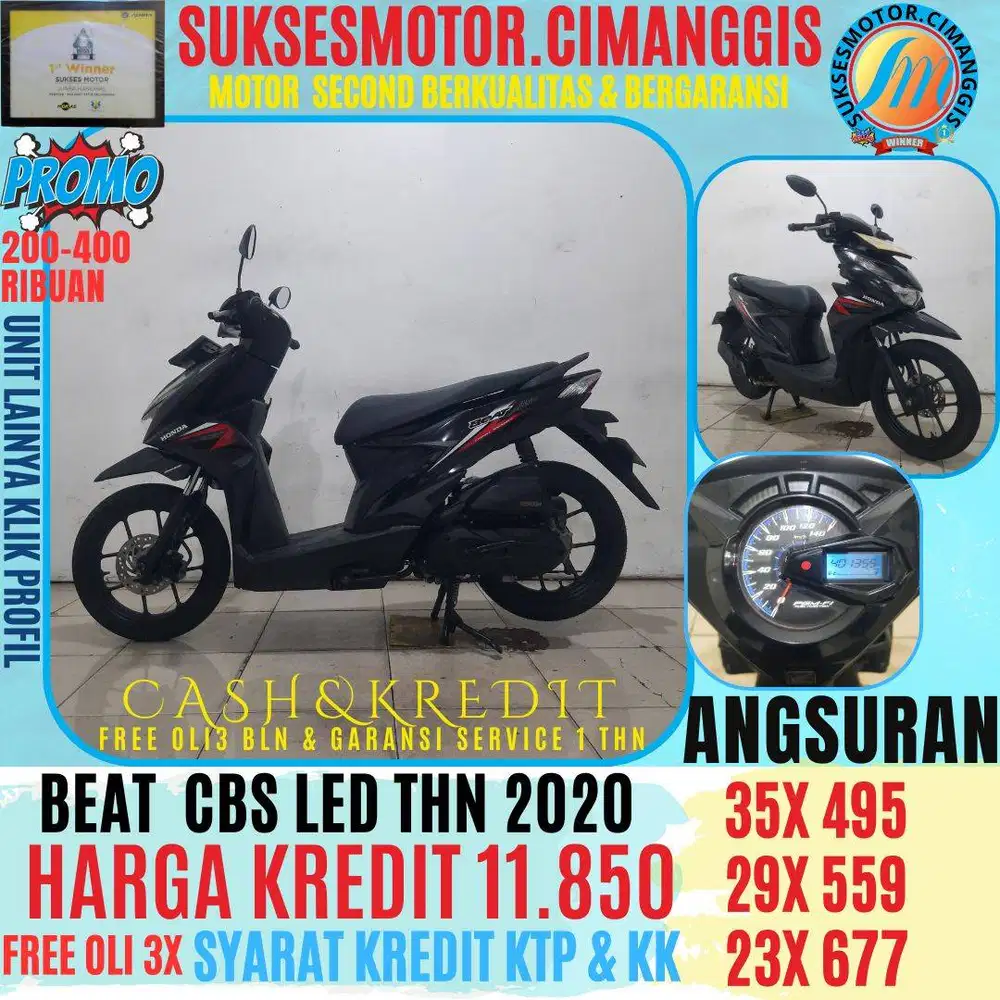PROMO BEAT CBS LED CASHBACK TERMURAH FREE 700 RIBUAN FREE OLI 3X