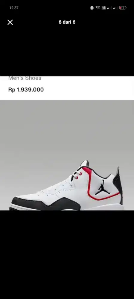 Preloved Sneakers Nike Air Jordan Courtside 23 Size 41 ( Original )