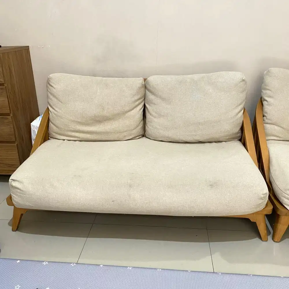 Sofa Ruang Tamu 2 Seat Dua Dudukan
