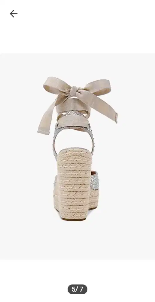 Steve madden wedges baru 1x pakai