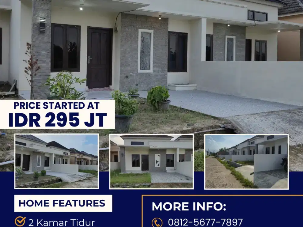 RUMAH CLUSTER MURAH DEKAT KAMPUS ITERA