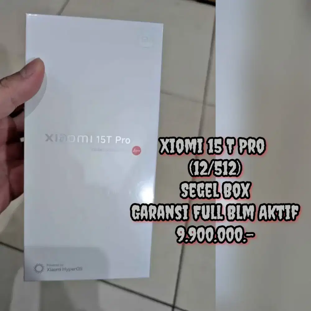 Xiomi 15 T Pro (12/512) Segel Box