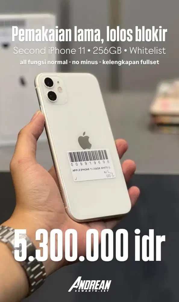 Second iphone 11 256 gb inter whitelist
