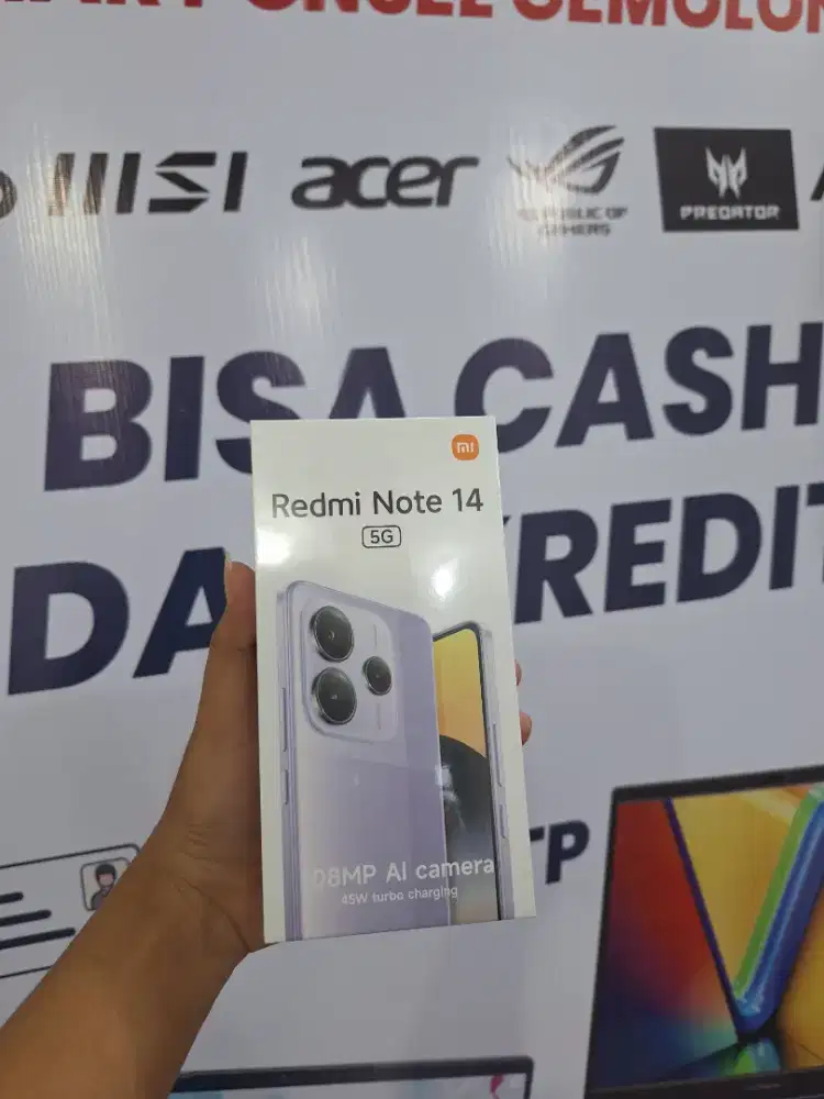 Redmi Note 14 5G 8/256GB Baru/New Terdekat