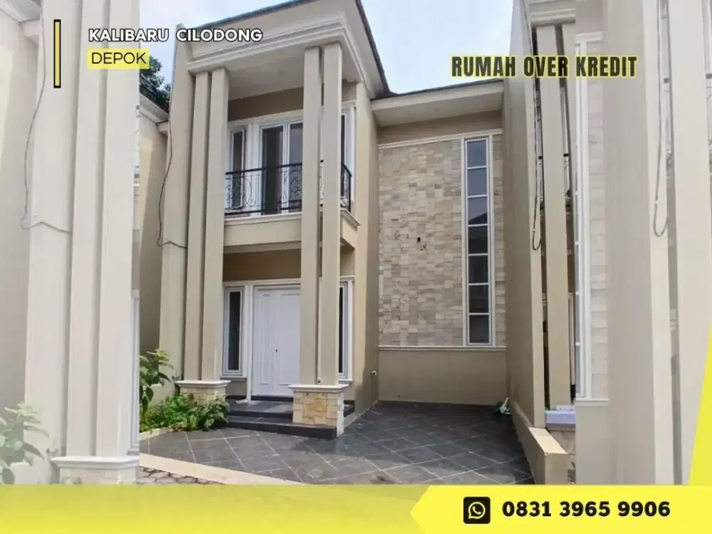 Take Over Rmh 2lantai 120JT dkt alun alun GDC di Geneve Residence