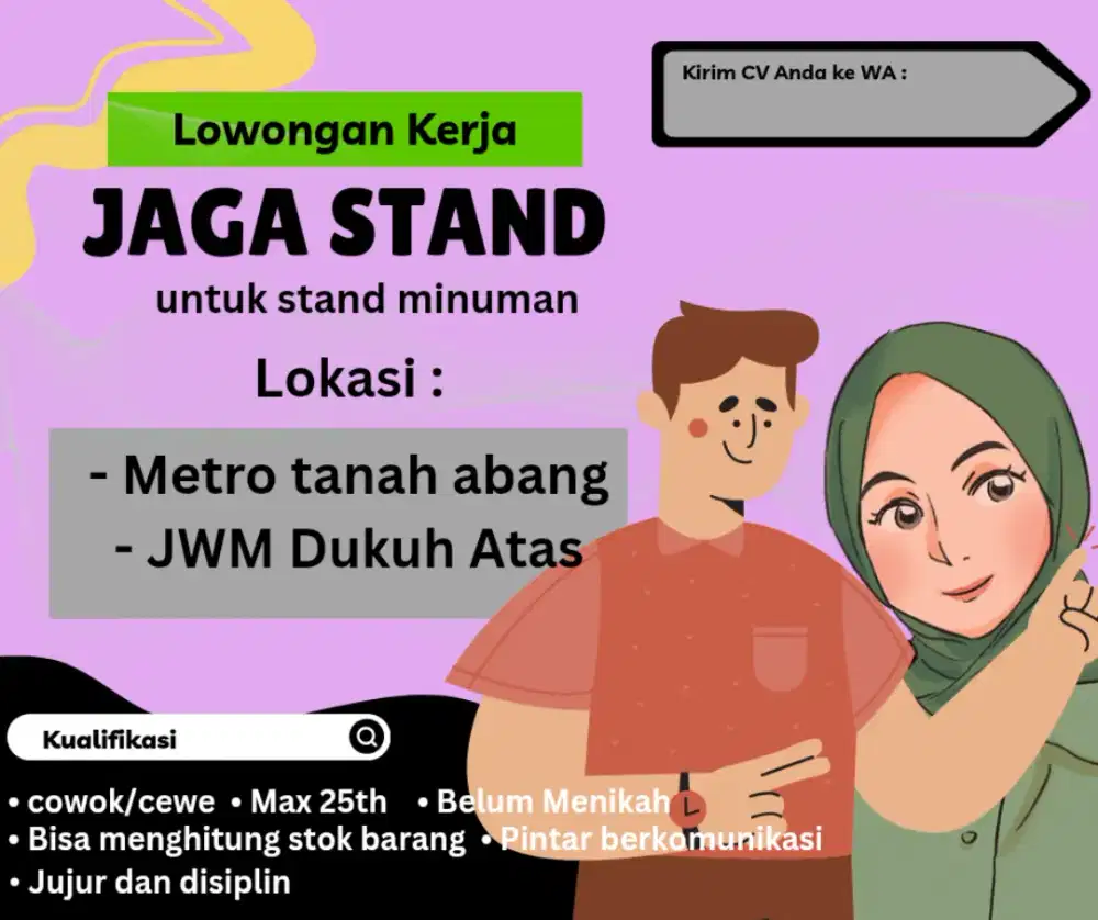 Jaga stand minuman tebu