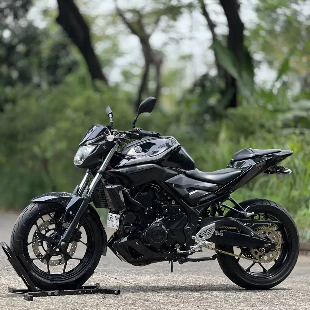 YAMAHA MT25 OLD BLACK 2019 KM RENDAH PAJAK PANJANG SIAP NGEBUT