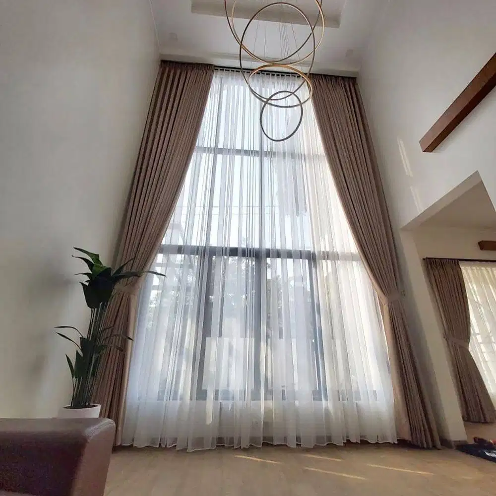 Jual Gorden Blackout Pasang Skat Klinik Hordeng Pintu Gordyn Vitrase