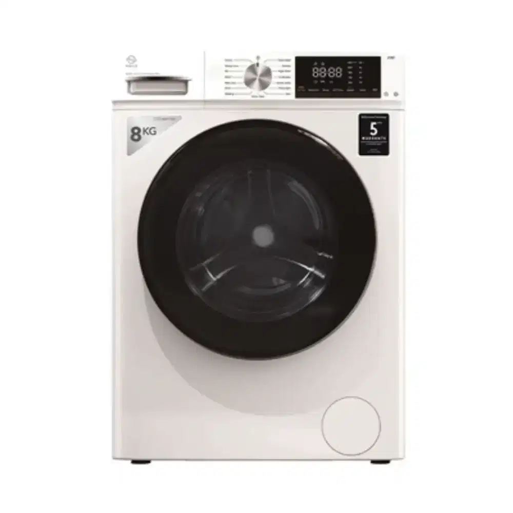 Kels 8 Kg Mesin Cuci Front Loading - Putih