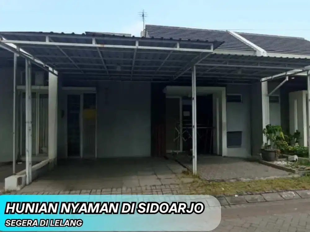 Dijual Rumah Lelang 500 Jutaan di Perum Citra Harmoni Sidoarjo