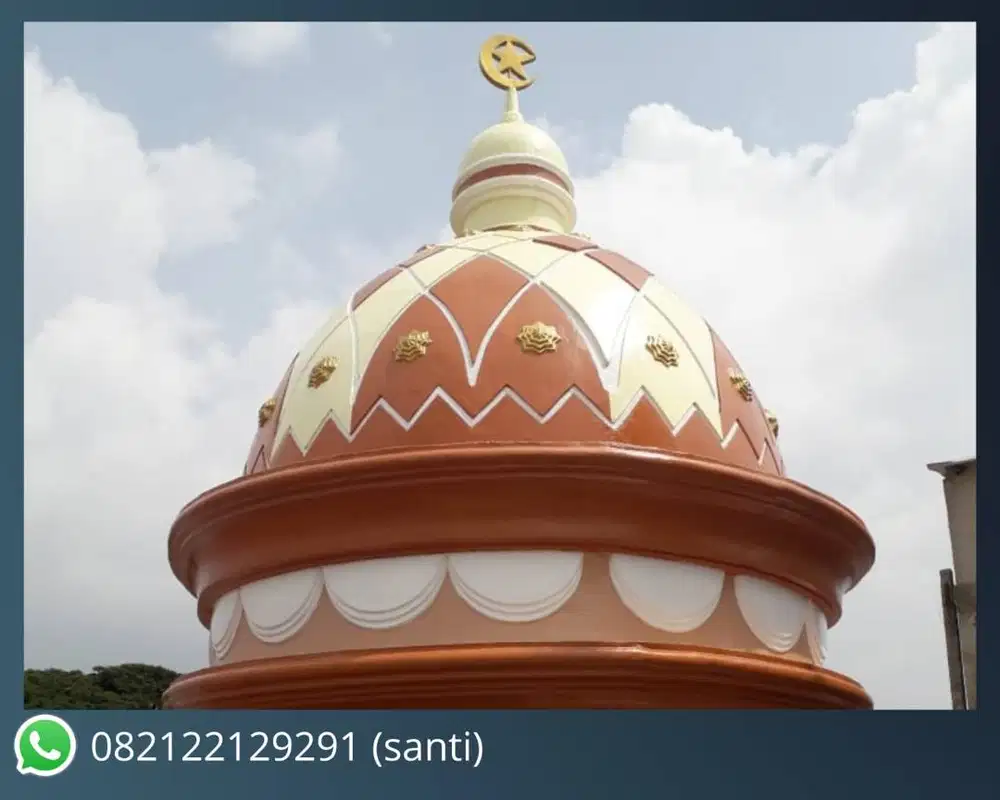 Kubah GRC Modern Minimalis – Cocok untuk Masjid Kota