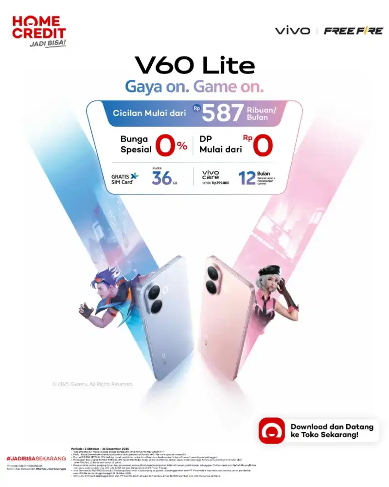 Vivo v60 lite binjai