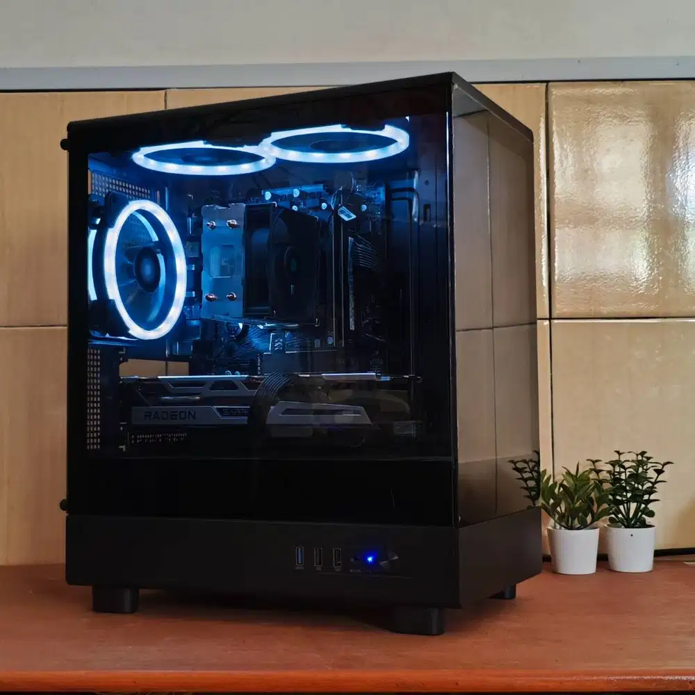 (Jual/TT) PC Ryzen 5 5600 feat AMD RX 6600 XT 8GB Gaming Editing