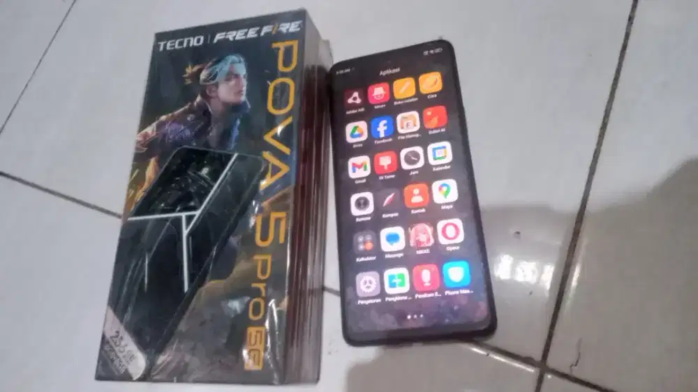 Jual hp techno POVA 5 PRO 5G