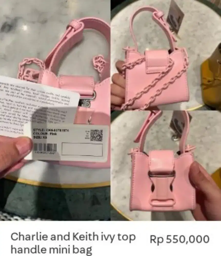 Charlie and Keith ivy top handle mini bag