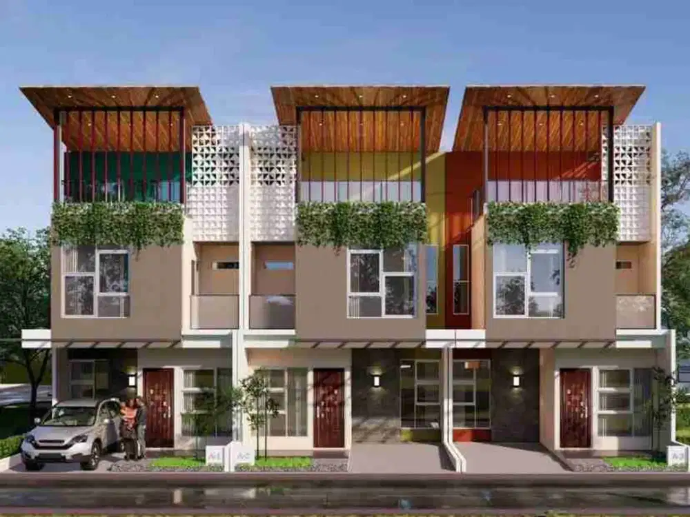 Rumah Cipayung 2 lantai+Rooftop bebas banjir KPR strategis 5-10 menit ke pintu tol JOR /LRT Cipayung/halte busway Transjakarta/terminal kp rambutan Jakarta Timur