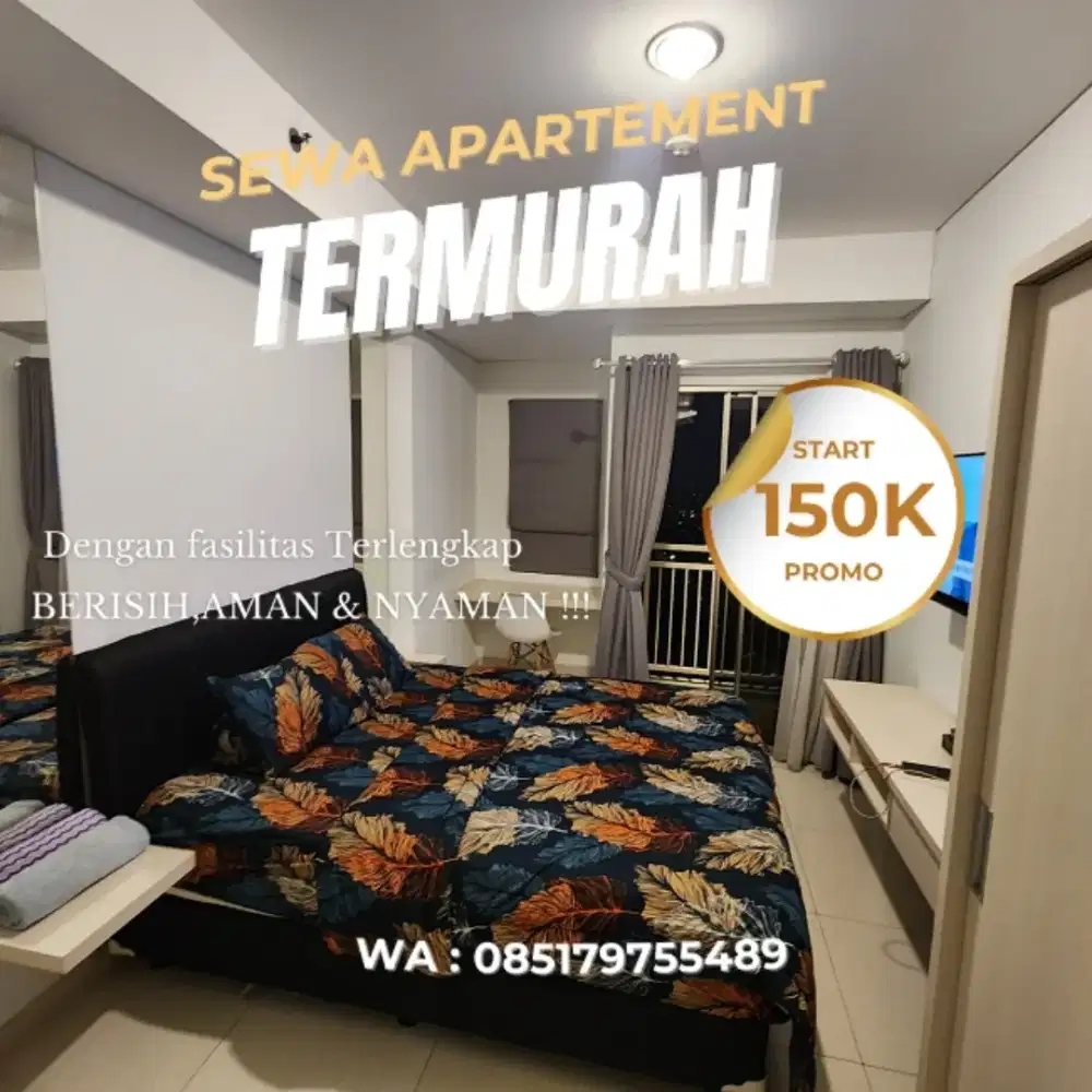 Sewa Apartemen Harian/Transit Bassura City Jakarta Timur Termurah