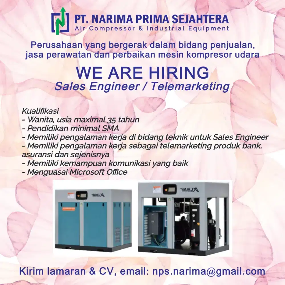 Sales Engineer & Telemarketing