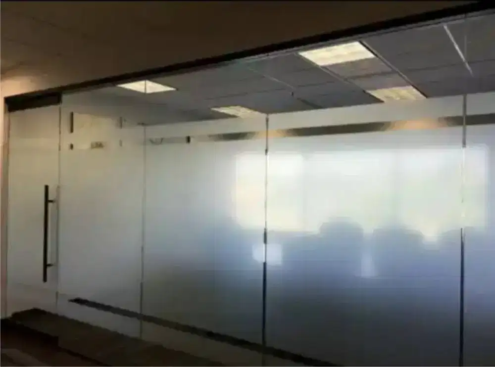Pusat sticker kaca film sandblasting stiker toko kantor logo sunglas