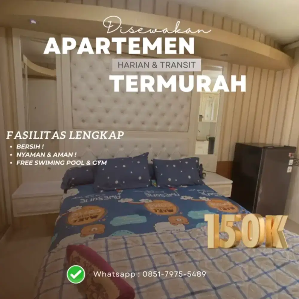Sewa Apartemen Jakarta Timur BASSURA CITY Harian/Transit Termurah