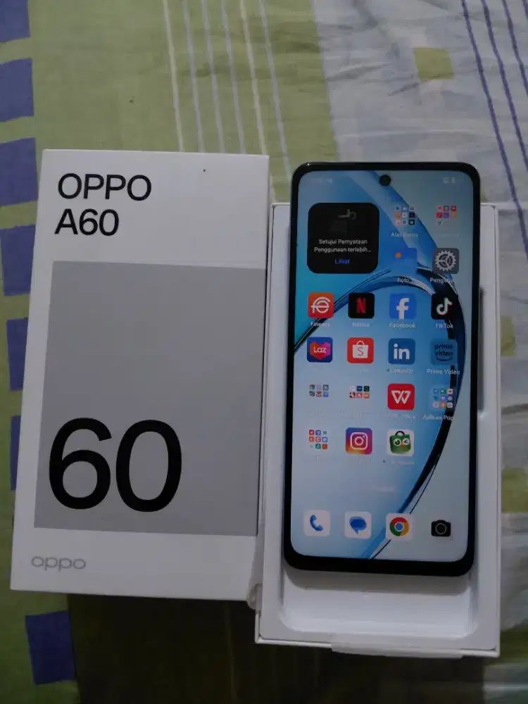 Oppo A60 ram 8/256 fulset mulus